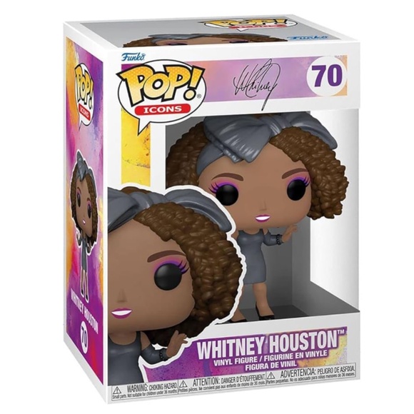 Funko Pop Icons: Whitney Houston (How Will I Know) Vinyl Figure - Picture 5 of 10